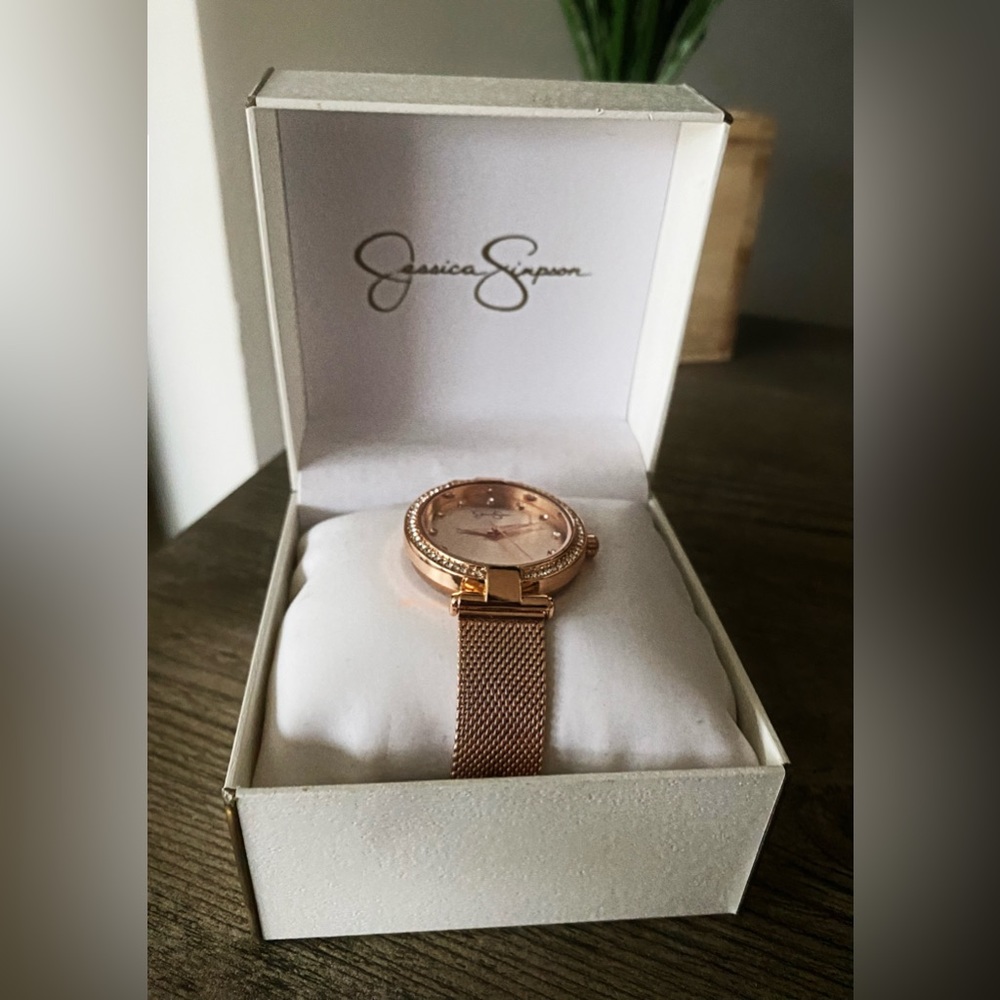 Jessica Simpson Rose Gold Women’s Watch
